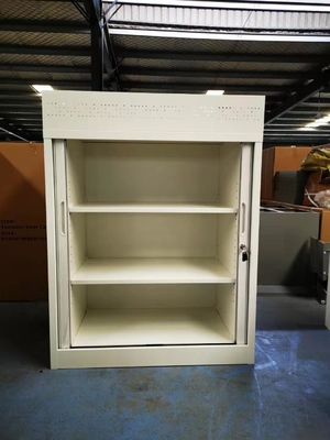 Tambour Unit Office Metal File Cabinet مع صندوق الغراس على أعلى الاستخدام التجاري