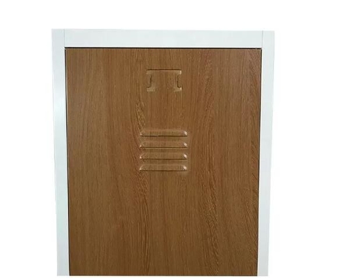 قفل منزلي بسيط لغرفة النوم 1 باب واحد فولاذي خزانة تصميم خزانة