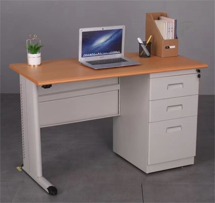 طاولة مكتب خشبية متكاملة للكمبيوتر المعدني W1200mm أثاث مكتبي