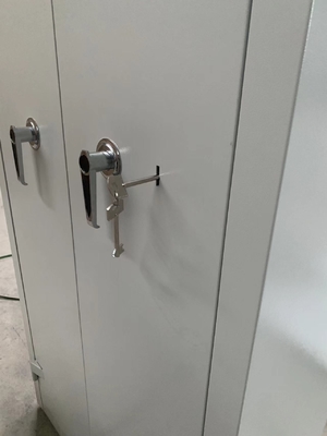 هدم هيكل خزانة ملفات السلامة مع قفل أمان مزدوج