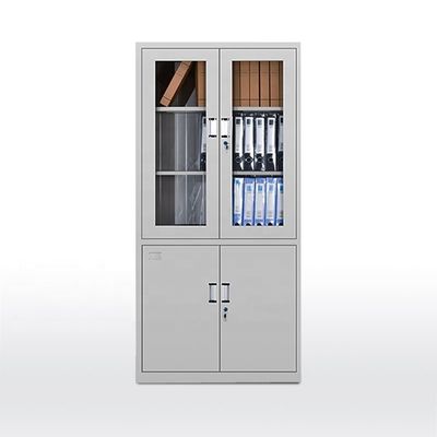 خزانة ملفات مكتبية خزانة معدنية 2 باب خزانة فولاذية للتخزين