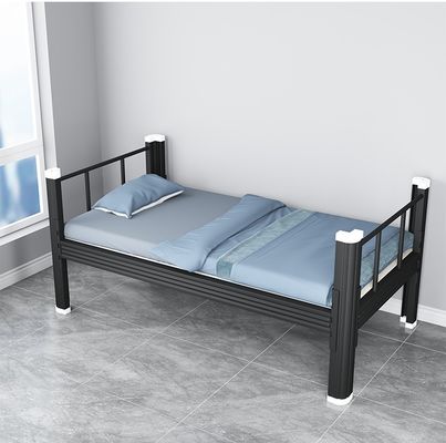 أثاث منزلي مخصص H720mm سرير مفرد معدني شديد التحمل سرير فولاذي مفرد
