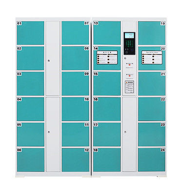 SS400 عمق ذكي 2.5 مم ذاتي الخدمة خزانة الطرود Express Locker Cabinet