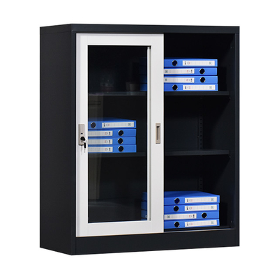 خزانة مكتب معدنية قابلة للقفل نصف ارتفاع قابلة للطي خزانة ملفات فولاذية