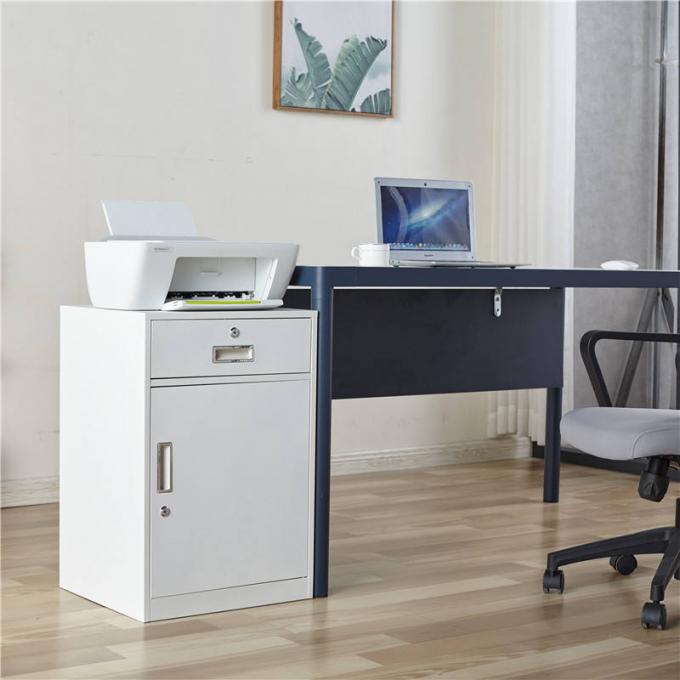 خزانة معدنية للمكتب المنزلي خزانة تخزين صغيرة ملونة بجانب السرير 3